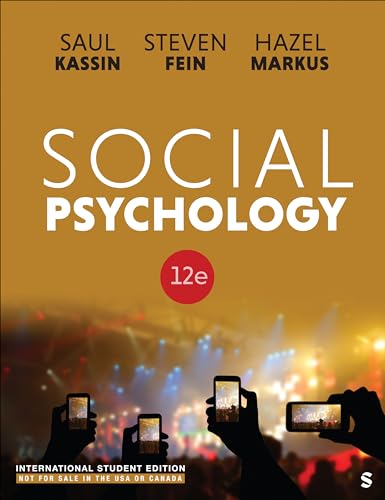 Social Psychology - International Student Edition von SAGE Publications Inc