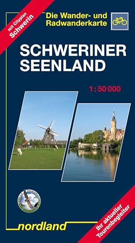 Nordland Karten, Schweriner Seenlandschaft: Die Wander- und Radwanderkarte (Mecklenburgische Seenplatte)
