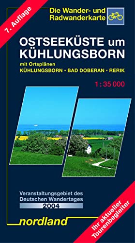 Ostseeküste um Kühlungsborn 1 : 35 000: Rerik, Kröpelin, Bad Doberan mit Ortsplan Ostseebad Kühlungsborn Ostseeküste um Kühlungsborn 1 : 35 000: Rerik, Kröpelin, Bad Doberan mit Ortsplan Ostseebad Kühlungsborn