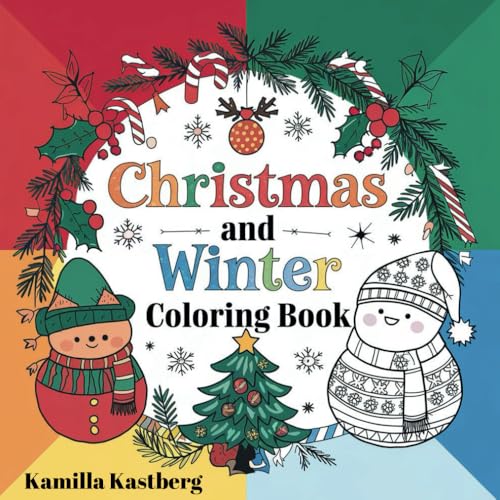 Christmas and winter: coloring book von Independently published