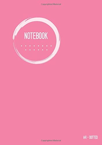 Dotted Notebook A4: Journal Notebook Pink, Cool Circle Design, Blank, Dot Grid Matrix, Large, , Soft Cover, Numbered Pages, No Bleed (A4 Dotted Notebook Journals, Band 8)