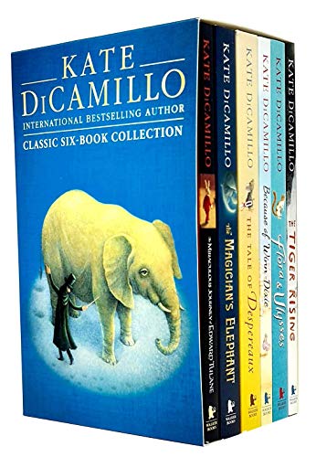 Kate Dicamillo Classic Six Books Box Collection Set (The Miraculous Journey of Edward Tulane, The Magician's Elephant, The Tale of Despereaux, Because of Winn-Dixie, Flora & Ulysses,The Tiger Rising) Kate Dicamillo Classic Six Books Box Collection Set (The Miraculous Journey of Edward Tulane, The Magician's Elephant, The Tale of Despereaux, Because of Winn-Dixie, Flora & Ulysses,The Tiger Rising)