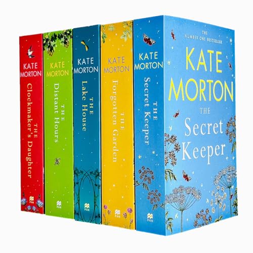 Kate Morton Collection 5 Books Set (The Clockmaker's Daughter, The Distant Hours, The Secret Keeper, The Lake House, The Forgotten Garden)