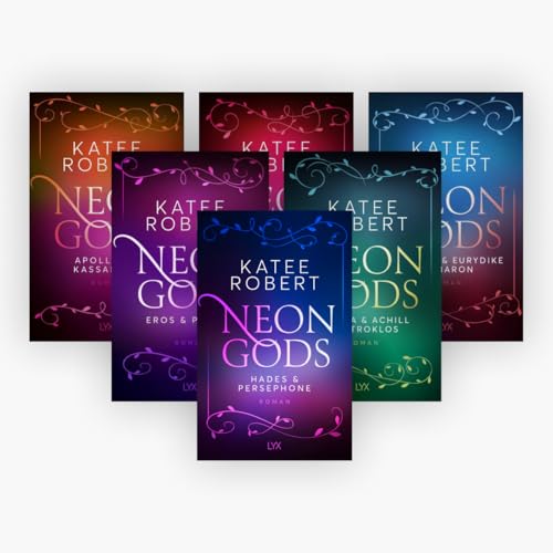 Neon Gods Band 1-6 plus 1 exklusives Postkartenset