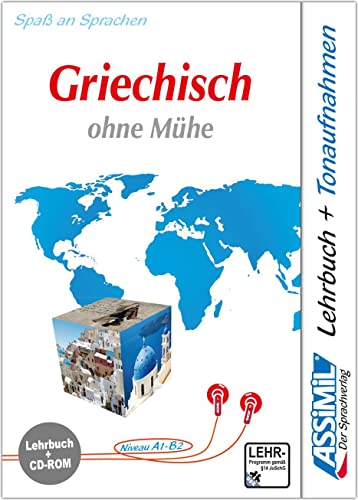 Griechisch ohne Mühe. Lehrbuch mit CD-ROM: Selbstlernkurs in deutscher Sprache, Lehrbuch + CD-ROM von Assimil