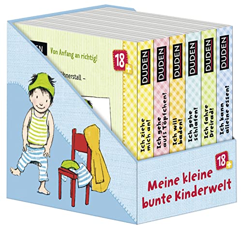 Duden 18+: Meine kleine bunte Kinderwelt (Würfel): 6 Mini-Bücher