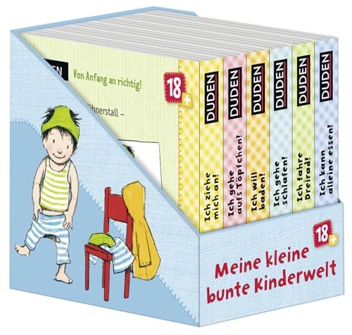 Duden 18+: Meine kleine bunte Kinderwelt (Würfel): 6 Mini-Bücher