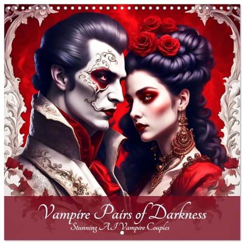 Vampire Pairs of Darkness (Wall Calendar 2025 12 × 12 Inch) CALVENDO 12 Month Wall Calendar von CALVENDO