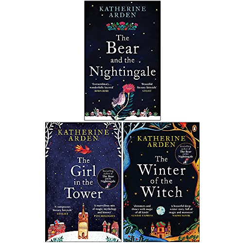 Winternight trilogy 3 books collection set by katherine arden (the winter of the witch [hardcover], the girl in the tower, the bear and the nightingale)