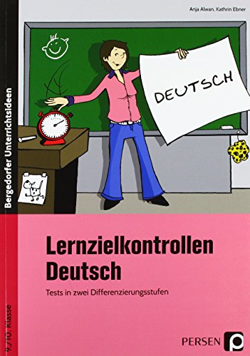 Lernzielkontrollen Deutsch 9./10. Klasse: Tests in zwei Differenzierungsstufen von Persen Verlag i.d. AAP