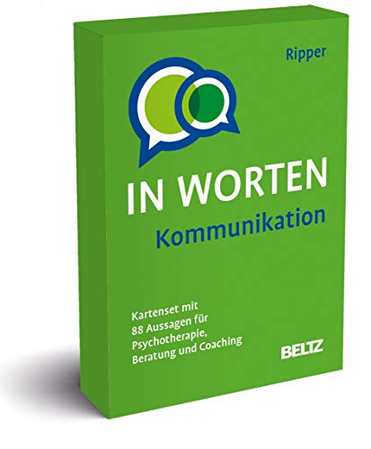 Kommunikation in Worten: Kartenset mit 99 Aussagen für Psychotherapie, Beratung und Coaching. Mit 8-seitigem Booklet im Stülpkarton, Kartenformat 5,9 x 9,2 cm. (Beltz Therapiekarten) von Beltz