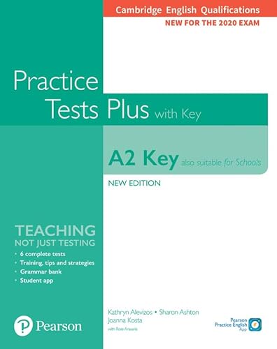 Cambridge English Qualifications: A2 Key (Also suitable for Schools) New Edition Practice Tests Plus Student's Book with key von Pearson Education Limited