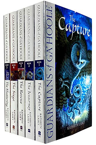 Guardians Of Ga'hoole Series Books 1 - 5 Collection Set by Kathryn Lasky (The Capture, The Journey, The Rescue, The Siege & The Shattering)