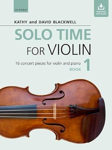 Solo Time for Violin: 16 Concert Pieces for Violin and Piano (Fiddle Time, 1)