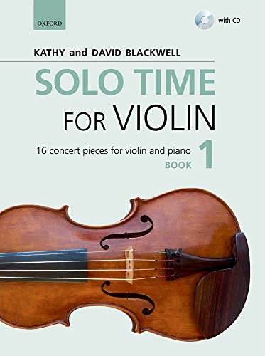 Solo Time for Violin: 16 Concert Pieces for Violin and Piano (Fiddle Time, 1)