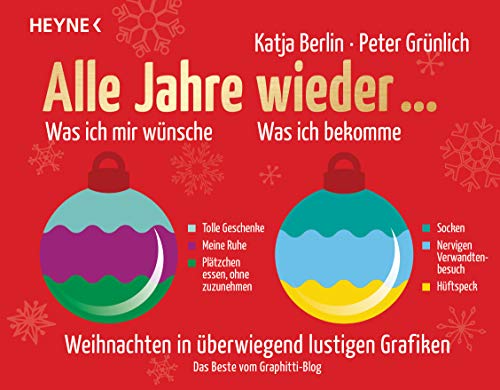 Alle Jahre wieder...: Weihnachten in überwiegend lustigen Grafiken – Das Beste vom Graphitti-Blog von Heyne Taschenbuch