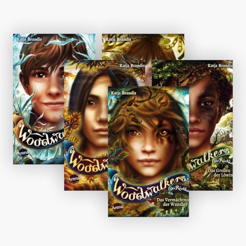 Woodwalkers: Die Rückkehr Band 1-5 plus 1 exklusives Postkartenset