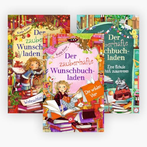 Der zauberhafte Wunschbuchladen Band 4-6 plus 1 exklusives Postkartenset