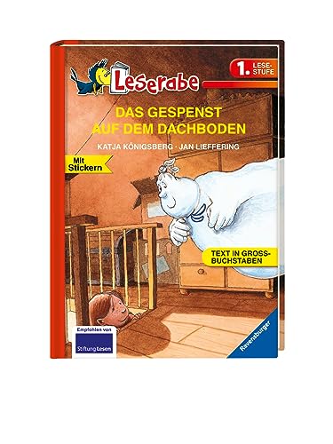 DAS GESPENST AUF DEM DACHBODEN - Leserabe 1. Klasse - Erstlesebuch für Kinder ab 6 Jahren: In Großbuchstaben von Ravensburger