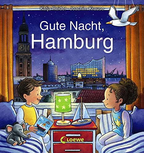 Gute Nacht, Hamburg: Zum Einschlafen ab 18 Monate - Bilderbuch, Pappbilderbuch, Erinnerungsbuch, Geschenkbuch, Reisegeschenke (Gute Nacht, Lieblingsstadt)