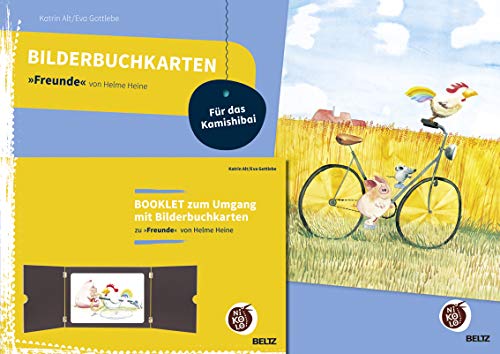 Bilderbuchkarten »Freunde« von Helme Heine: Mit Booklet zum Umgang mit 12 Bilderbuchkarten für das Kamishibai (Beltz Nikolo) von Beltz
