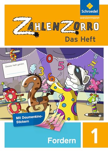 Zahlenzorro - Das Heft: Forderheft 1 von Schroedel Verlag GmbH