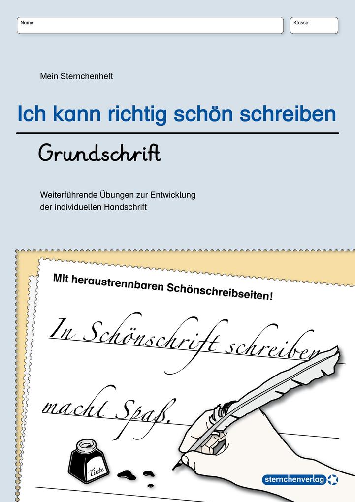 Ich kann richtig schön schreiben - Grundschrift von Sternchenverlag GmbH