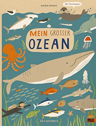 Mein großer Ozean: 100 % Naturbuch - Vierfarbiges Pappbilderbuch