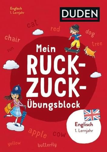 Mein Ruckzuck-Übungsblock Englisch 1. Lernjahr (Ruckzuck-Blöcke) von Duden