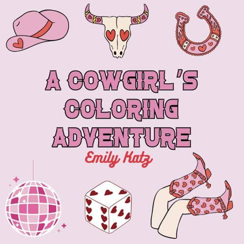 A Cowgirl’s Coloring Adventure: An Easy Coloring Book for Adults von Independently published