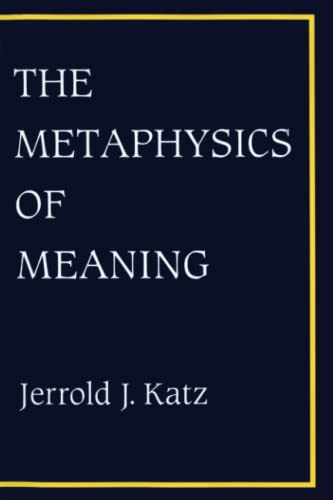 The Metaphysics of Meaning (Representation and Mind Series) von MIT Press