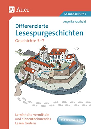 Differenzierte Lesespurgeschichten Geschichte 5-7: Lerninhalte vermitteln und sinnentnehmendes Lesen fördern (5. bis 7. Klasse) (Lesespurgeschichten Sekundarstufe) von Auer Verlag i.d.AAP LW