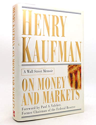 On Money and Markets: A Wall Street Memoir