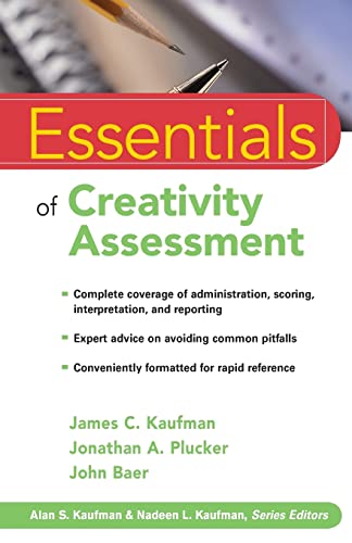 Essentials of Creativity Assessment (Essentials of Psychological Assessment)