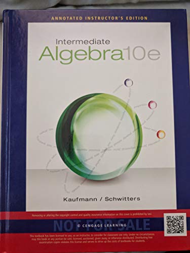 Intermediate Algebra von Cengage Learning