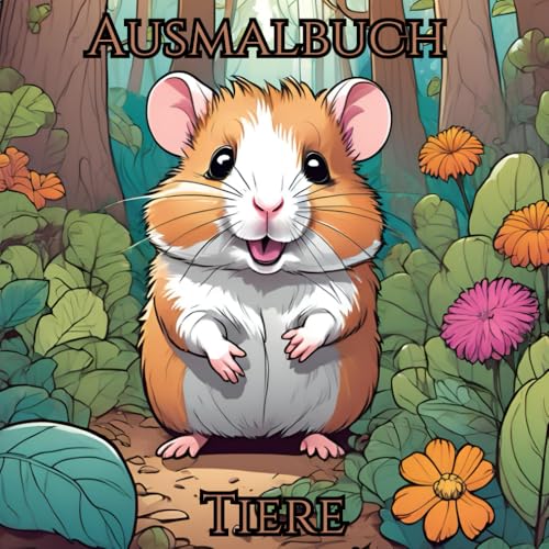 Malbuch Tiere: Ein Malbuch für Kinder ab 8 Jahren von Independently published