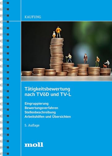 Tätigkeitsbewertung nach TVöD und TV-L: Eingruppierung - Bewertungsverfahren - Stellenbeschreibung - Arbeitshilfen und Übersichten (edition moll) von Boorberg, R. Verlag