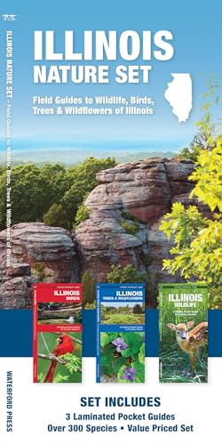 ILLINOIS NATURE SET: Field Guides to Wildlife, Birds, Trees & Wildflowers of Illinois (Pocket Naturalist Guide)