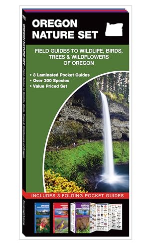 OREGON NATURE SET: Field Guides to Wildlife, Birds, Trees & Wildflowers of Oregon (Pocket Naturalist Guide)