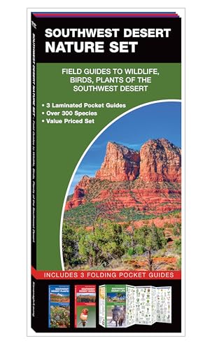 Southwest Desert Nature Set: Field Guides to Wildlife, Birds, Plants of the Southwest Desert: Folding Pocket Guides: Field Guides to Wildlife, Birds, Trees & Wildflowers of the Southwest Desert