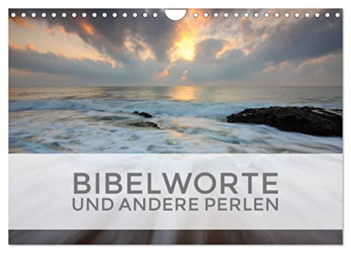 Bibelworte und andere Perlen (Wandkalender 2024 DIN A4 quer), CALVENDO Monatskalender von CALVENDO
