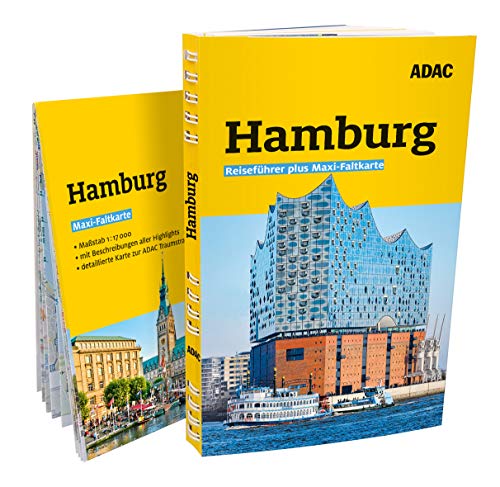 ADAC Reiseführer plus Hamburg: Mit Maxi-Faltkarte und praktischer Spiralbindung