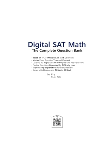 Digital SAT Math: The Complete Question Bank: Master Every Concept with 1,427 Official SAT Questions von Independently published