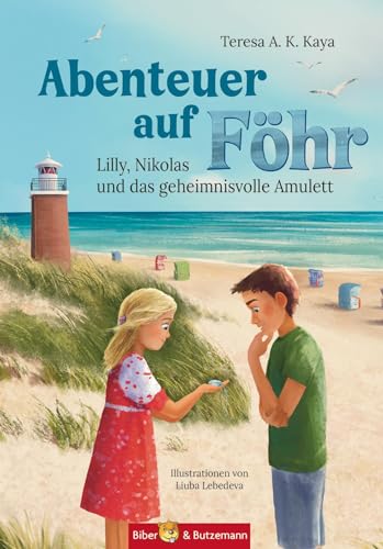 Abenteuer auf Föhr - Lilly, Nikolas und das geheimnisvolle Amulett: Föhr Kinderkrimi, Ferienabenteuer und Reiseführer Föhr für Kinder