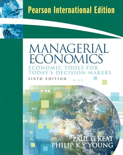 Managerial Economics: International Edition