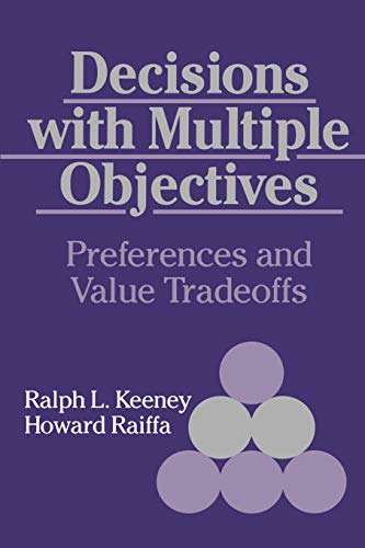 Decisions with Multiple Objectives: Preferences and Value Trade-Offs