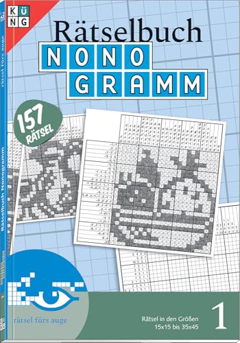 Nonogramm Rätselbuch Nr. 1 (Nonongramm Rätselbuch): Rätsel fürs Auge von Keesing Schweiz AG