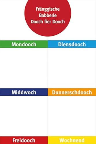 Fränggische Babberle - Dooch fier Dooch - Haftnotizzettel Fränggische Babberle - Dooch fier Dooch - Haftnotizzettel