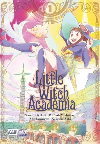 Little Witch Academia 1: Lustige Fantasy-Manga-Adaption für Mädchen und Jungen ab 11 Jahren über die tollpatschige Nachwuchs-Hexe Akko