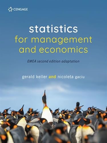 Statistics for Management and Economics von Cengage Learning EMEA
